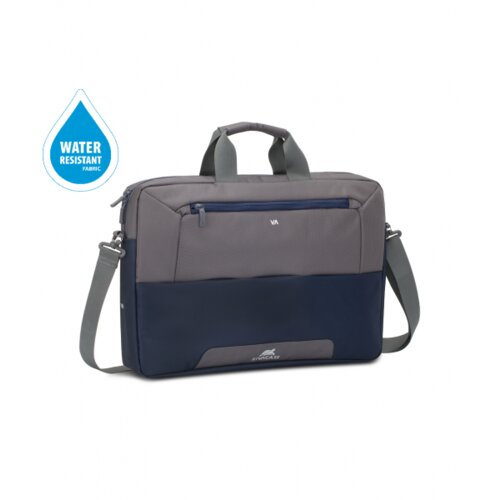 Riva Case torbica 7757 za prenosnike do 17,3 inch - sivo moder Cene