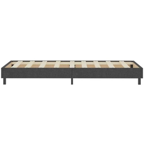 VidaXL Box spring okvir za krevet od tkanine sivi 100 x 200 cm Slike