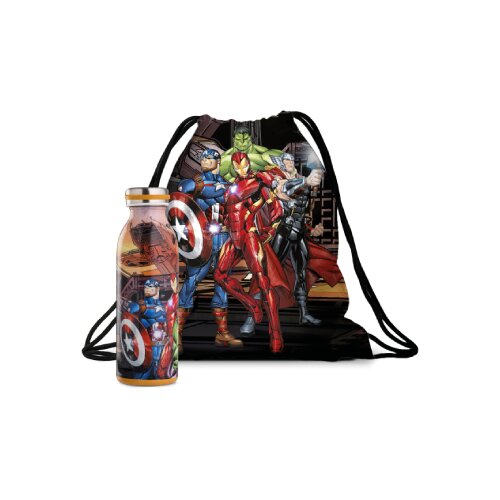 Egan Italy Set termos i podesiva torba Avengers Marvel, 2 komada Cene