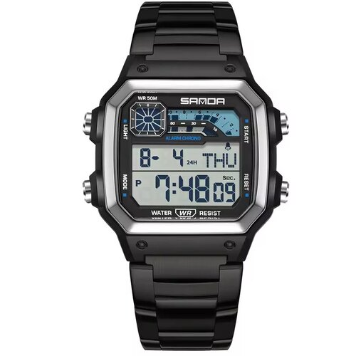 Sanda Digitalni sat BI-41796 - Crni / Srebrni Cijene