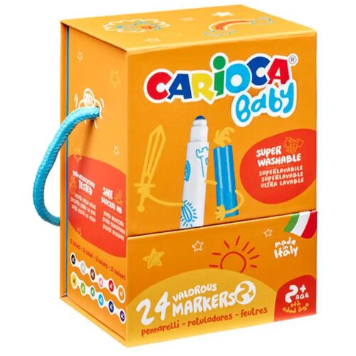 Carioca Baby 24-delni komplet pralnih flomastrov - Cene