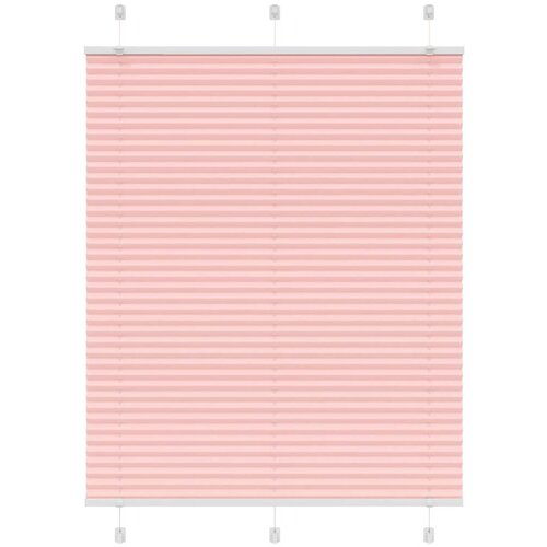VidaXL Plisirana roleta ružičasta 105x150 cm &amp;scaron;irina tkanine 104,4 cm Slike