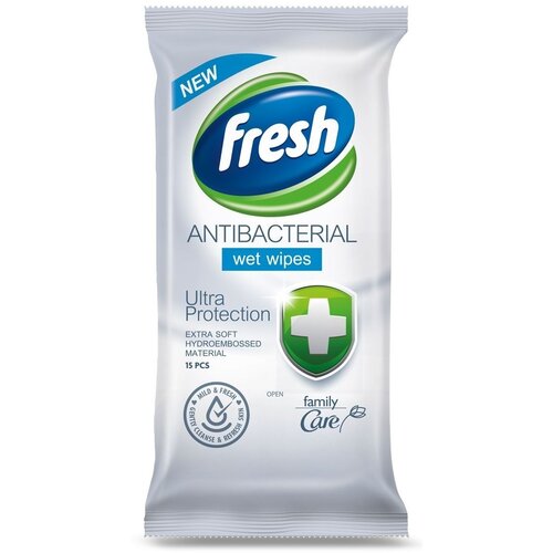 Fresh Vlažne maramice antibakterijske 15kom Cene