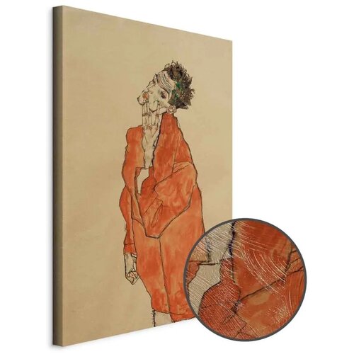  Slika - Egon Schiele &ndash; Self-Portrait (Man in Orange Jacket) 60x90 Premium Print Cijene