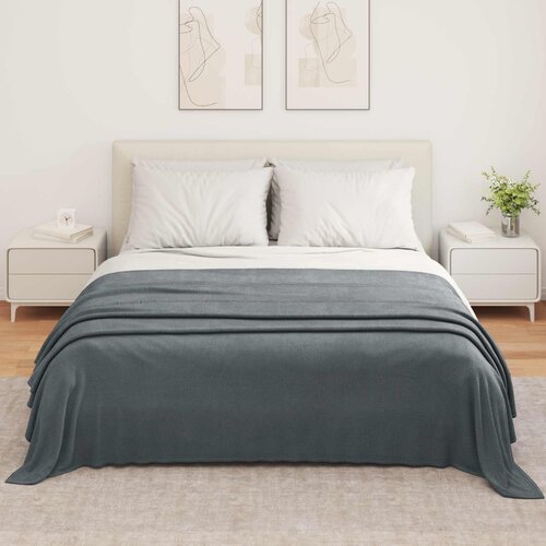  Pokrivač Tamno siva 350 x 270 cm Runo Slike