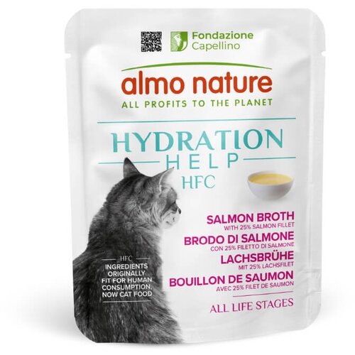 Almo Nature HFC Hydration Help juha - losos - 50 g 50 g Cene