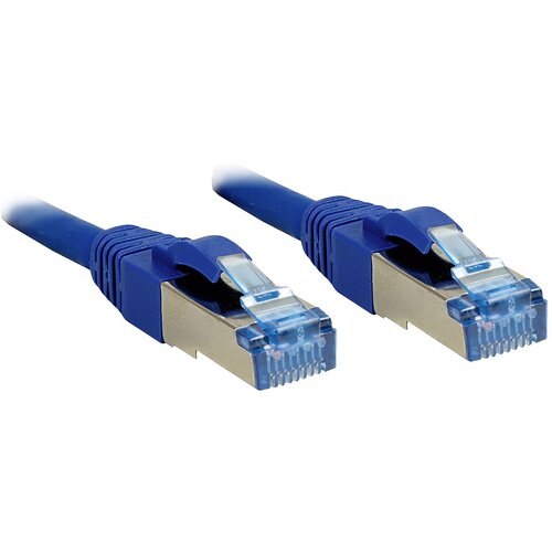 Lindy 47151 RJ45 omrežni kabel\, Patch kabel CAT 6a S/FTP 5.00 m modra 1 kos, (20419879) Cene
