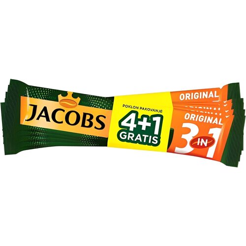 Jacobs instant kafa 3u1 15,2g 4+1 gratis Slike