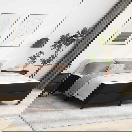 vidaXL Krevet Ostalo Crna 140 x 190 cm Cene
