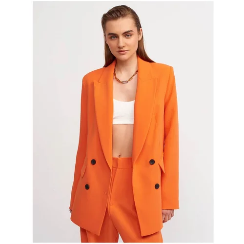 Dilvin 6921 Blazer Jacket-orange