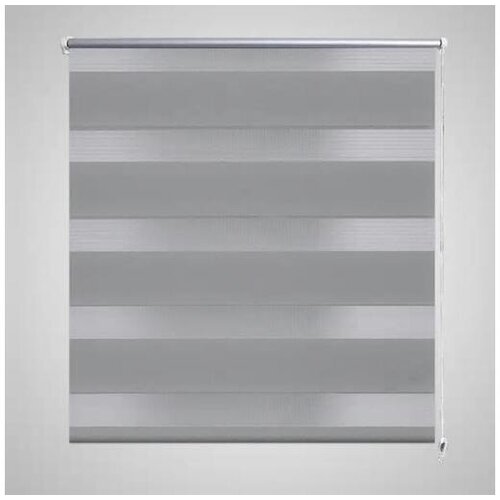 vidaXL Črtasti Zebra Rolo / Senčilo velikost 70 x 120 cm Siva barva Cene