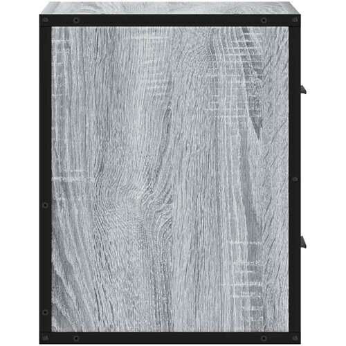  Zidni noćni ormarić Sivi Sonoma 40x31x39,5 cm Siva Slike