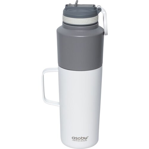Asobu twin pack bottle with mug white, 0.9 l + 0.6 l Slike