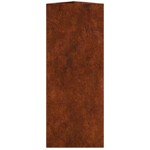 Vrtne sadilice 2kom trokutasta 30x26x75cm Pohabani čelik Slike
