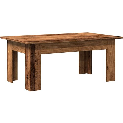 Maison Chic Kava miza - kavna mizica - Nizka mizica Old Wood 100x60x42 cm Inženirski les, (21754907) Cene