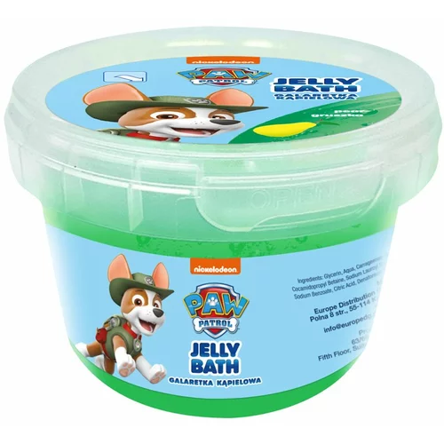 Nickelodeon Paw Patrol Jelly Bath sredstvo za kupku za djecu Pear - Tracker 100 g
