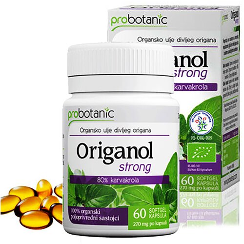 Probotanic Origanol strong, organsko ulje divljeg origana, 60 cps Cene