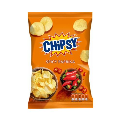 Marbo chipsy čips plain spicy paprika 60G Slike