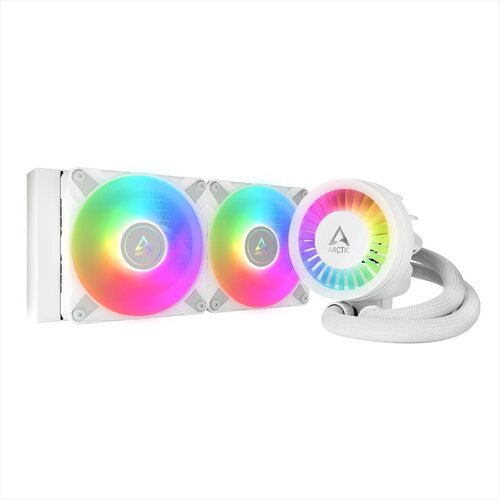 Arctic coolers cpu aio III 240 bela, 2k120mm p12 pvm pst a-rgb s, acfre00150a Cene