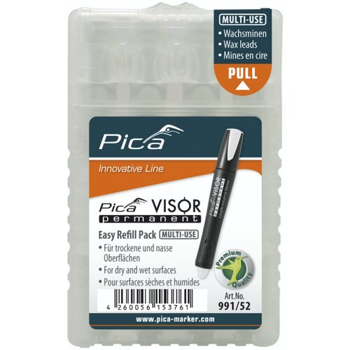 Pica - Marker VISOR permanent Ersatzminen -Sets, weiss Slike