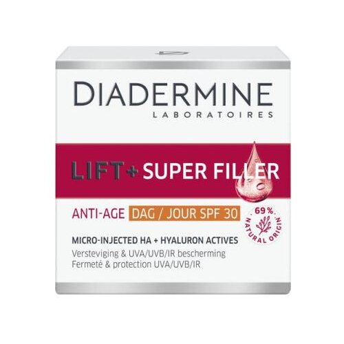 Diadermine Lift+ Super Filler Anti-Age Day Cream SPF30 krema za obnavljanje kože sa uv za&amp;scaron;titom 50 ml za ženske Slike