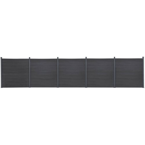  Set panela za ogradu sivi 872x186 cm WPC Cijene