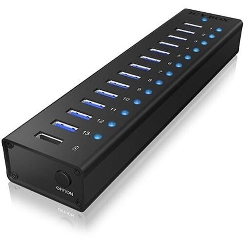 Raidsonic ICY BOX IB-AC6113 USB 3.2 Gen 1 (3.1 Gen 1) Type-B 5000 Mbit /s Black Slike