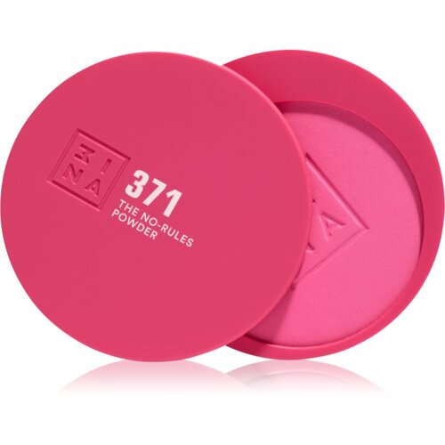 3INA The No-Rules Powder večnamensko ličilo za oči, ustnice in obraz odtenek 371 - Electric pink, matte 8 g Cene