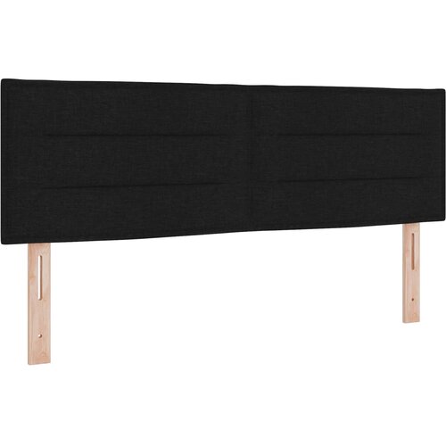  Podesivi krevet s madracem Crna 140 x 200 cm Tkanina Slike