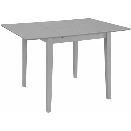  Produživi blagovaonski stol sivi (80 - 120) x 80 x 74 cm MDF