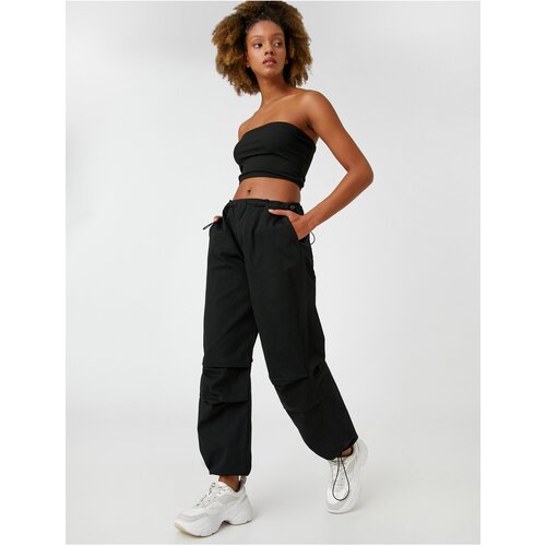 Koton Parachute Trousers Waist Elastic Pocket Detailed Slike