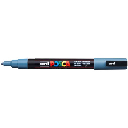 POSCA Uni flomaster; konica 0,9-1,3 mm; skrilavec siv, (21290552) Cene