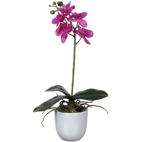 MICA Umjetna biljka Phalaenopsis (Visina: 48 cm, Ljubičasta, Plastika)