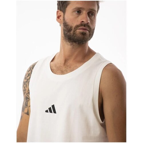 Adidas Majice brez rokavov JE8984 Bela Slike