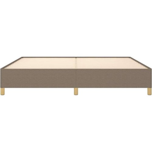  Okvir Za krevet smeđesivi 200x200 cm od tkanine Slike