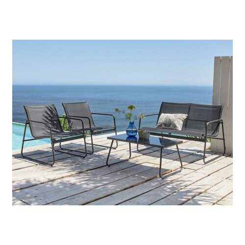  Ba&amp;scaron;tenska lounge garnitura Ydby crna ( 3732120 ) Slike