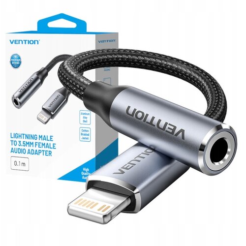 Vention Lightning male adapter 3.5mm jack 0.1m Cene