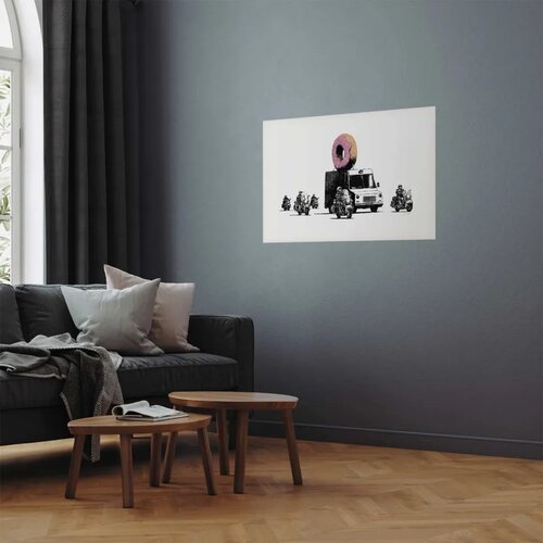  Plakat - Donut Police 90x60 Bez okvira s margom Cene