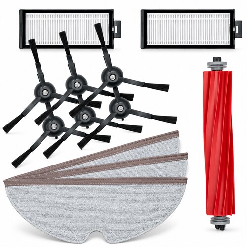 MIKRO Set pribora za robotski usisavač SQOON R0503 &amp;ndash; Roborock Q7 / Q7 Max / Q7 Max+ / Q7+ &amp;ndash; 12 dijelova Slike