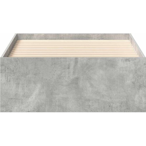  Okvir kreveta siva boja betona 90 x 190 cm Slike