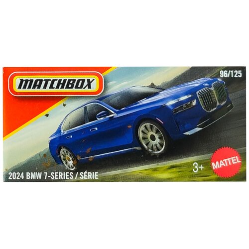 Mattel Matchbox: 2024 BMW serije 7, modri avtomobilček v kartonski &amp;scaron;katli 1:64 &amp;ndash; Slike