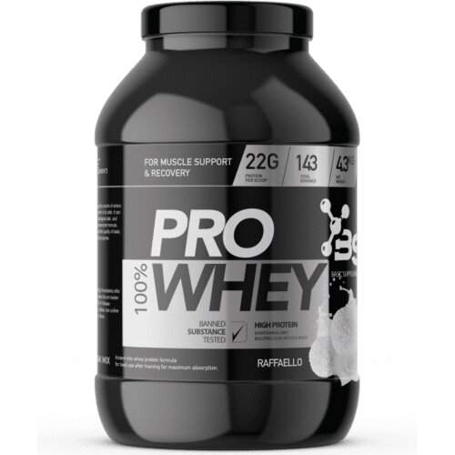Basic Supplements Pro Whey, Ukus Raffaelo, 4.3kg Cene