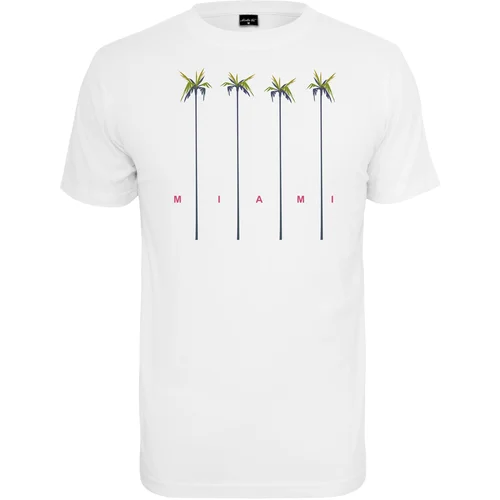 Mister Tee White T-shirt Miami Palms