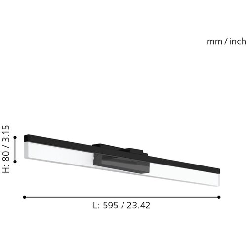 Eglo 780432 - LED osvetljenje za ogledalo u kupatilu YANGUAS LED/11W/230V 59,5 cm IP44 Slike