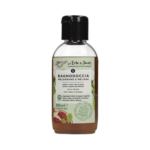 Le Erbe di Janas Vlažilni gel za tu&amp;scaron;iranje granatno jabolko in melisa - 50 ml Slike