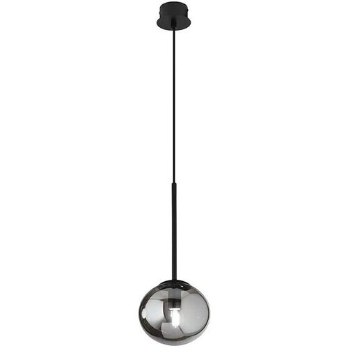  Ondaluce - Visilica na sajli JEWEL 1xE14/10W/230V prečnik 17 cm crna/zadimljena crna Cene