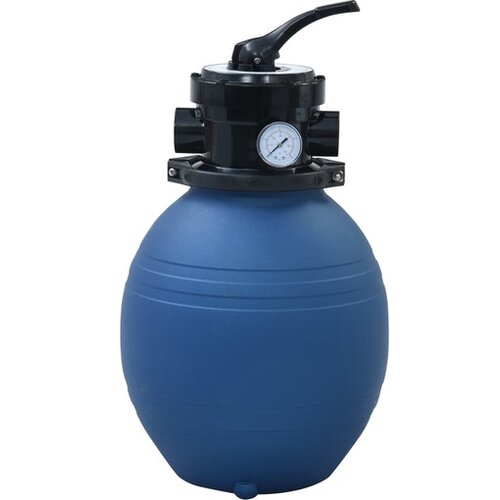  Bazenski pe&amp;scaron;čeni filter s 4-pozicijskim ventilom moder 300 mm Slike