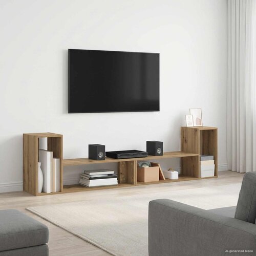 TV ormar 100 x 30 x 50 cm Hrast artisan Konstruirano drvo Cene