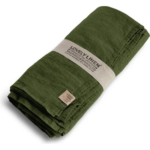 Lovely Linen Prt 145x300 - Jeep Green