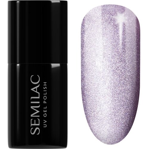 Semilac UV Hybrid Gloss GALA gel lak za nohte z uporabo UV/LED lučke odtenek 664 Lilac Gloss 7 ml Cene